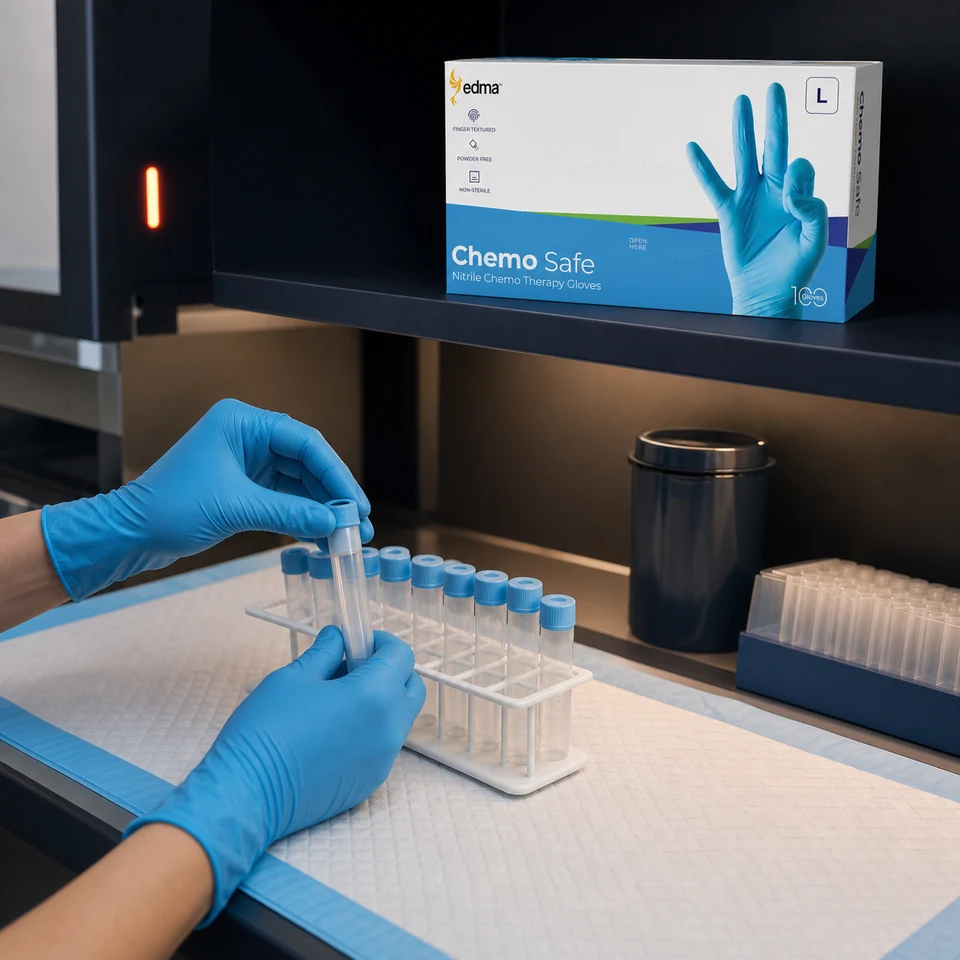 Chemo Safe in use — oncology laboratory work