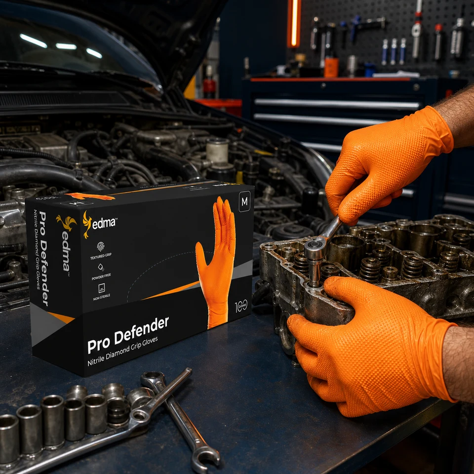 Pro Defender in use — automotive repair