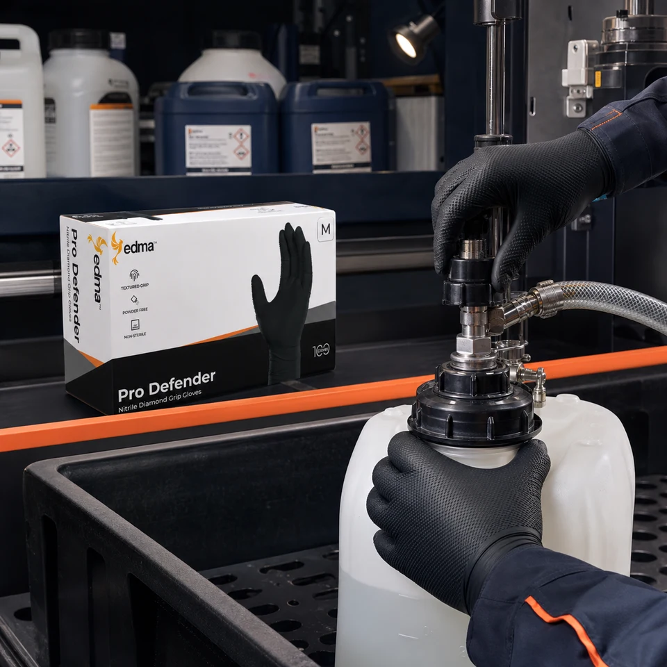 Pro Defender in use — controlled chemical handling