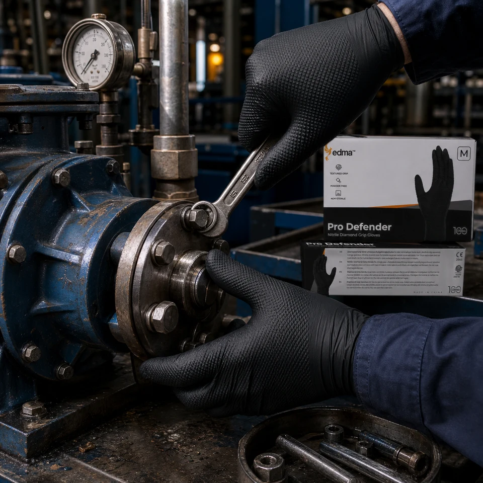 Pro Defender in use — industrial maintenance