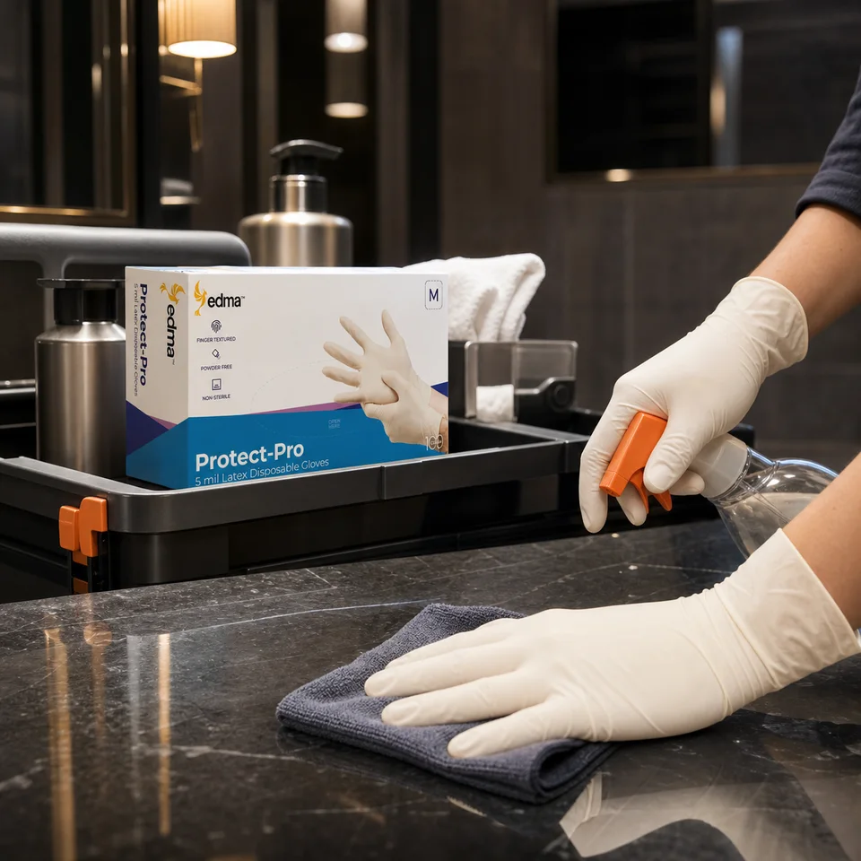 Protect-Pro in use — professional cleaning
