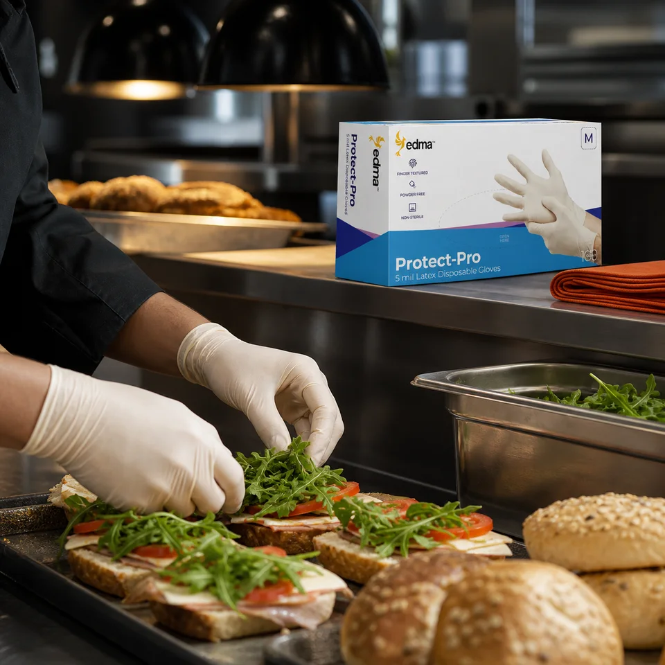 Protect-Pro in use — food handling