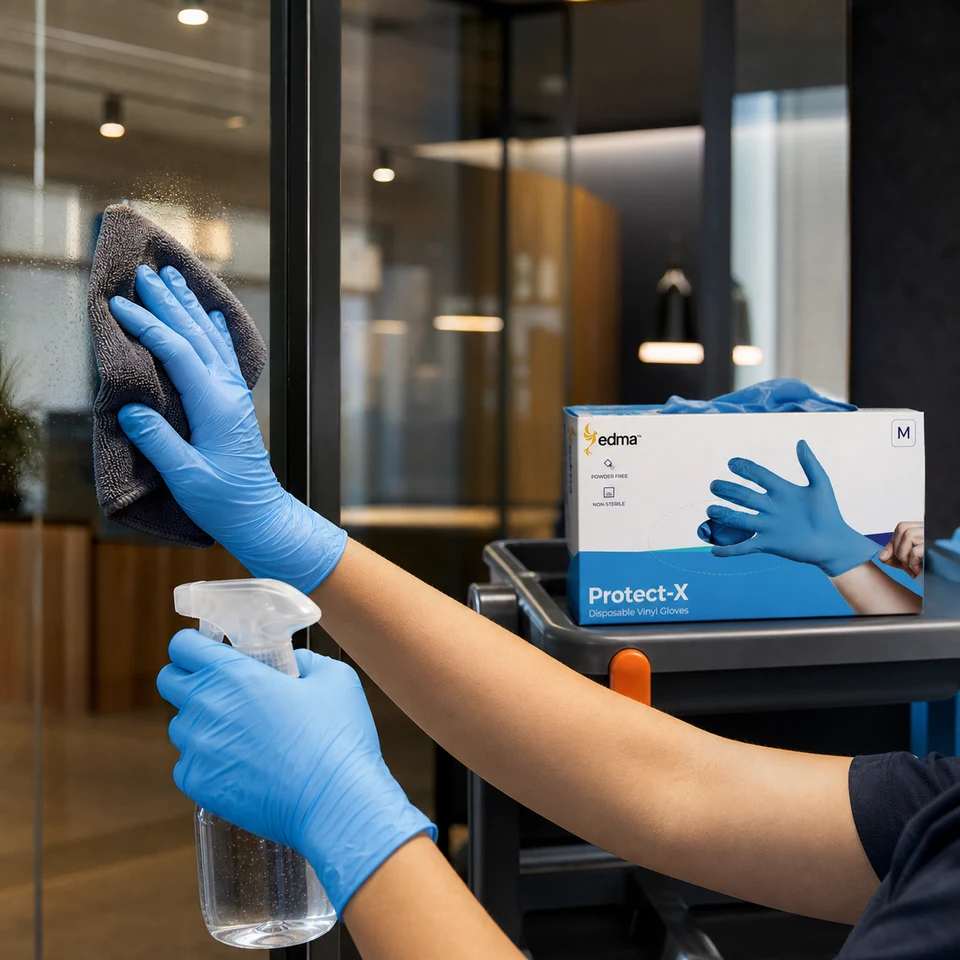 Protect-X in use — light cleaning