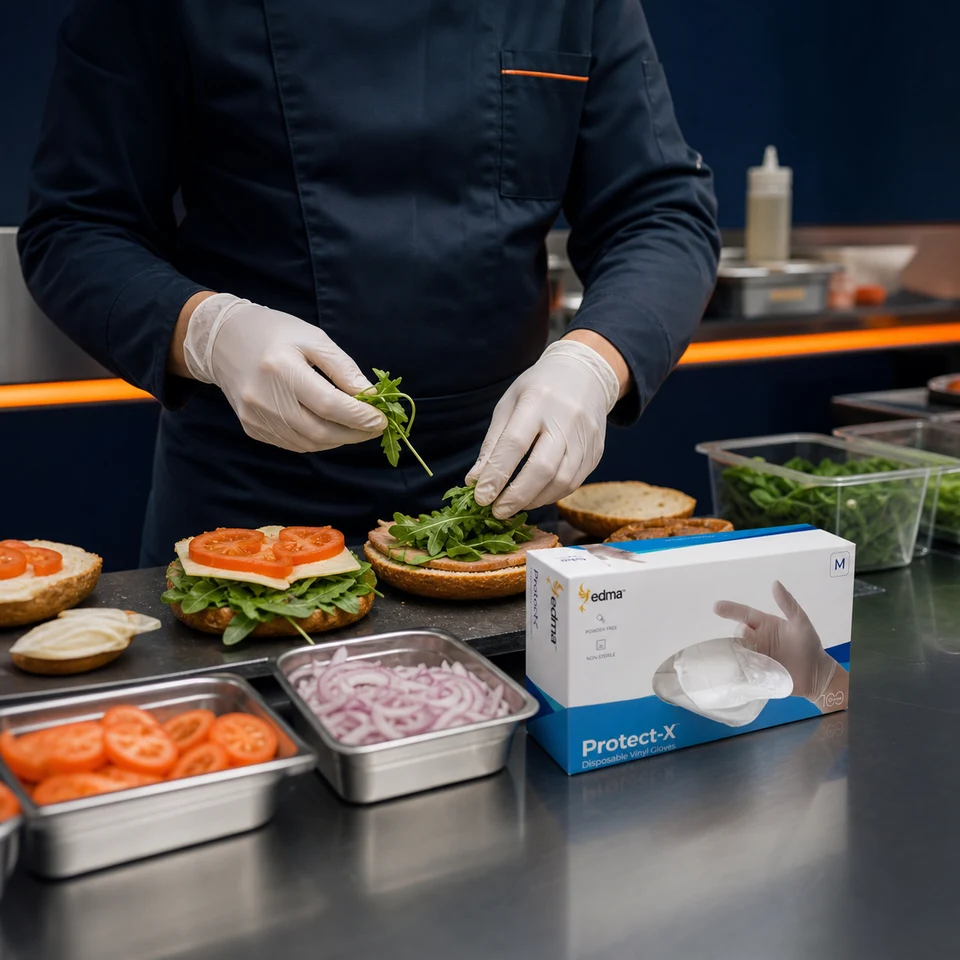 Protect-X in use — food preparation