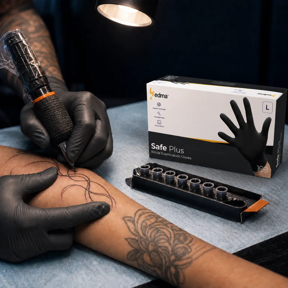 Safe Plus in use — tattoo