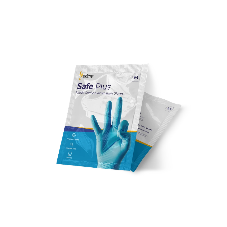 Safe Plus powder-free, sterile